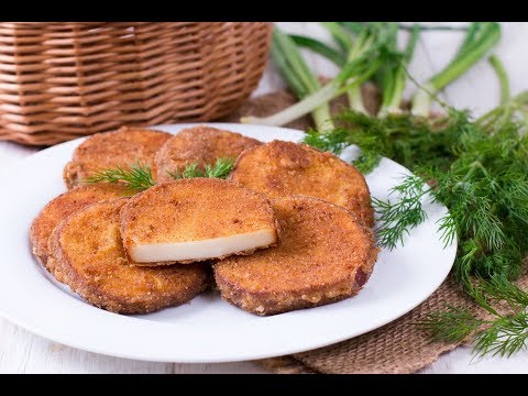 Жареный колбасный сыр