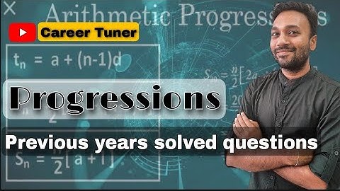 POLYCET Entrance Exam | Progressions Previous years solved Questions|Crack Polycet |