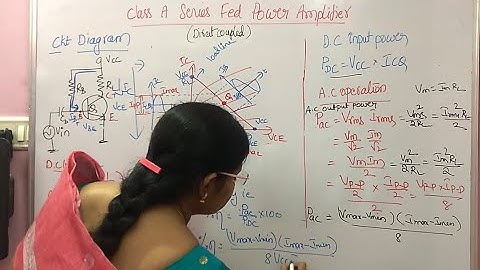 Class A Series Fed Direct Coupled Power Amplifier