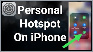 How To Set Up Personal Hotspot On iPhone 12