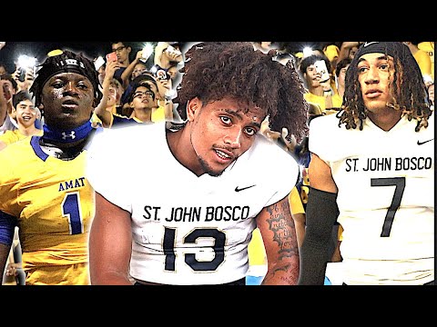 🔥 #1 Team in the Country St. John Bosco vs Bishop Amat | 20+ Players D1  Offers 🔥🔥 Cali Football
