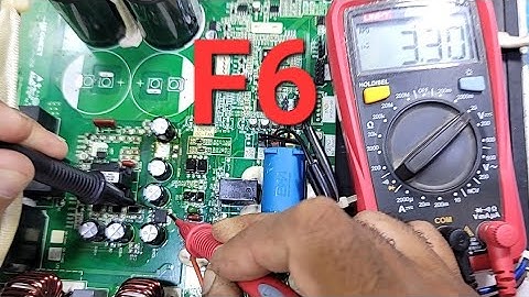 Blue Star Electrolux Dc inverter ac F6 error code outdoor pcb Repair Babar Electronics