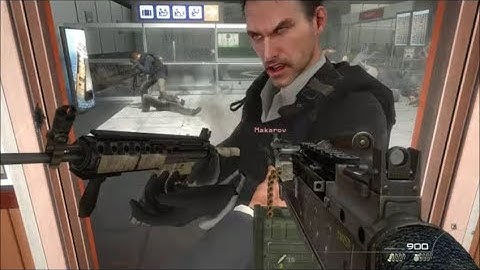 COD MW2 - What Happens If You Stop Makarov On No Russian?