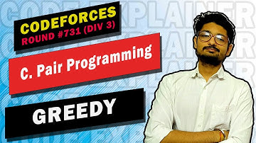 C. Pair Programming | Codeforces Round #731 (Div. 3) | CODEFORCES | CODE EXPLAINER