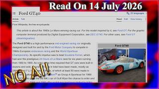 Ford GT40 (No AI) - 14 July 2026