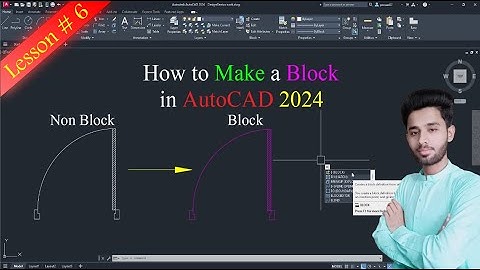 How to Make a Blocks in AutoCAD 2024 | Complete Guide🔥