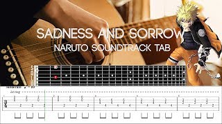 Naruto - Sadness And Sorrow Fingerstyle Guitar Lesson Tab