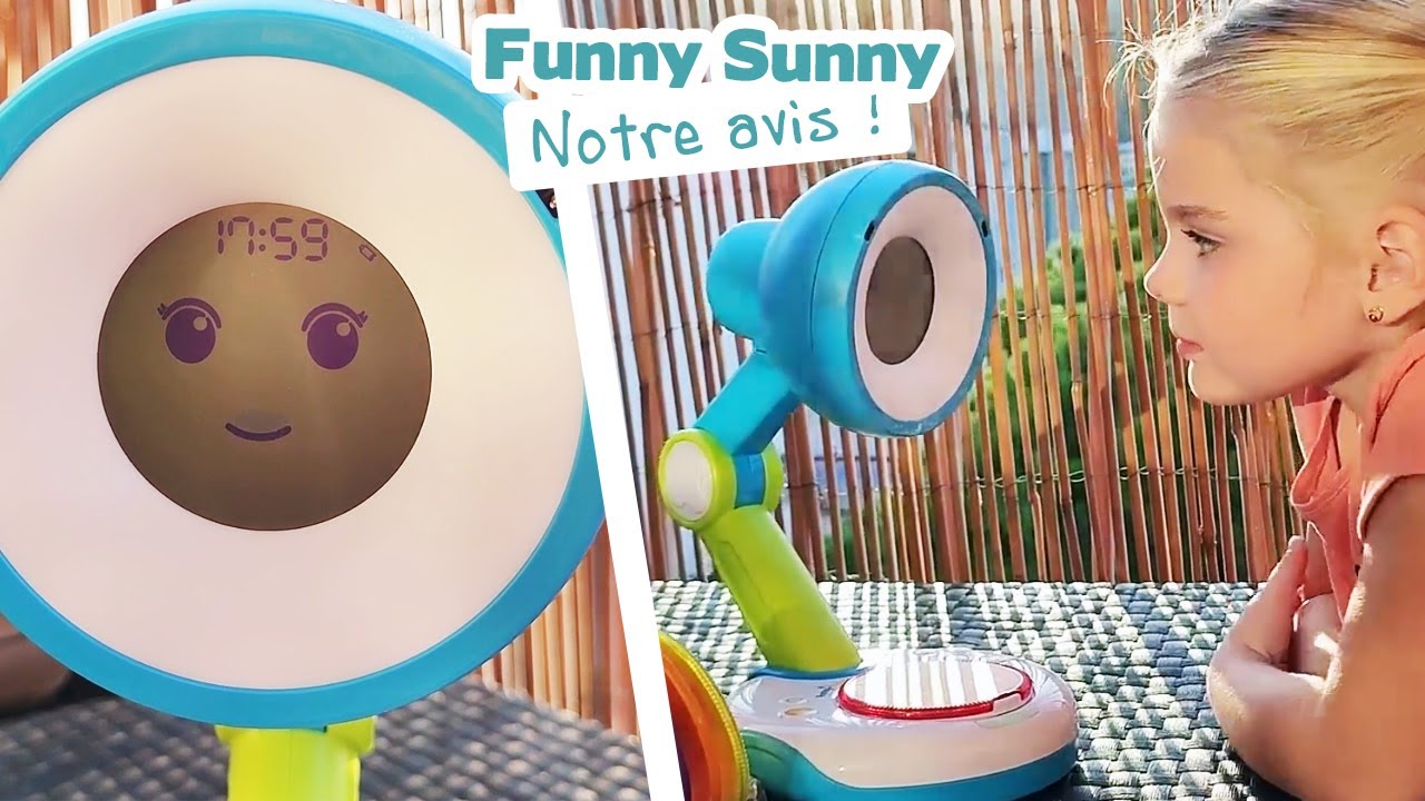 Funny Sunny - Compagnon interactif - Réveil, veilleuse et boîte à