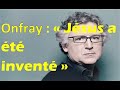 Michel onfray jsus a t invent