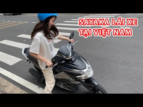 Sayaka lần đầu đi xe máy tại Việt Nam | Cặp Đôi Việt – Nhật