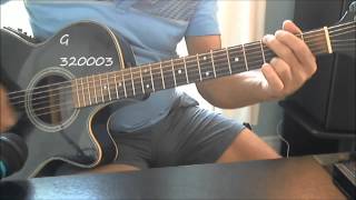 La folie en quatre, Daniel Bélanger, leçon de guitare(Accords) chords