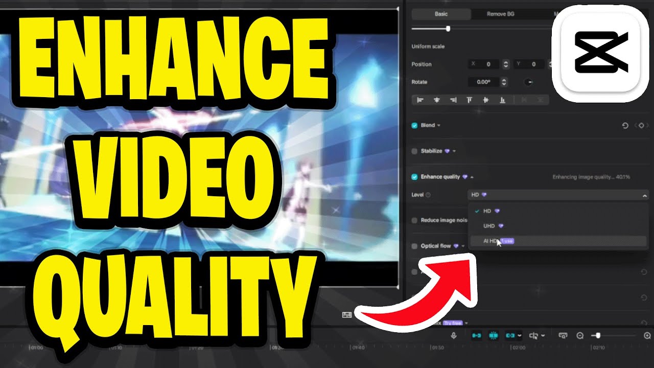 How To Enhance Video Quality On Capcut PC - YouTube