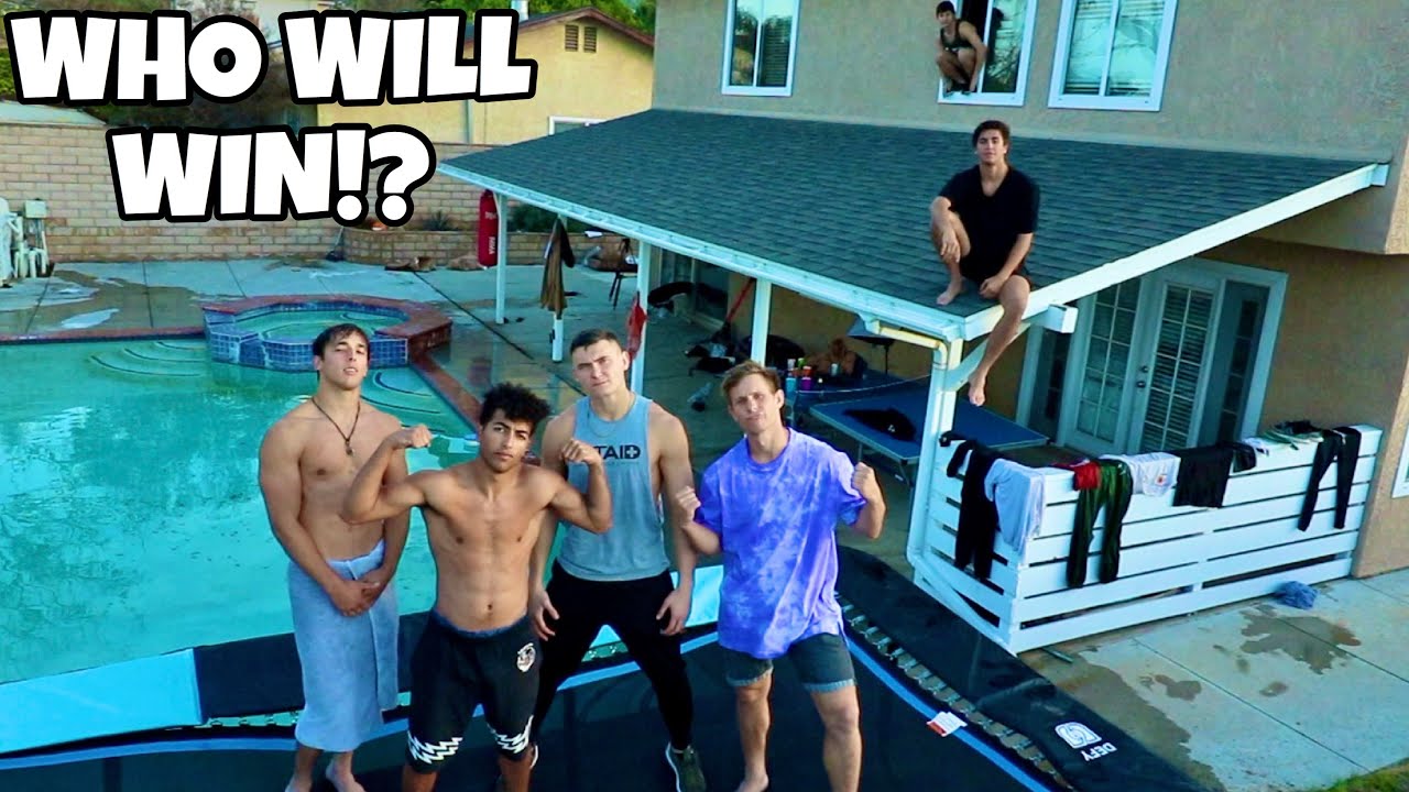 HARD TRAMPOLINE CHALLENGES VS BEST FLIPPERS IN THE WORLD
