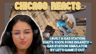 Voice Actor Reacts to I Built a Gas Station That's 100% Pure Insanity Simulator by Let’s Game It Out