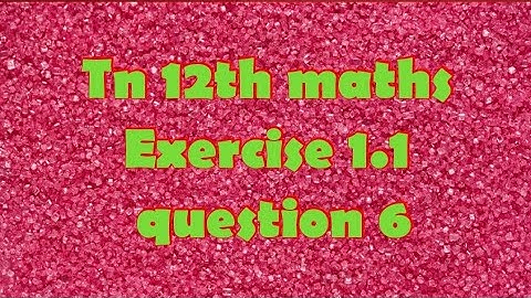 Tn 12th maths exercise 1.1 question 6/ verifyA(adj A)=(adj A)A=(mod A) I2