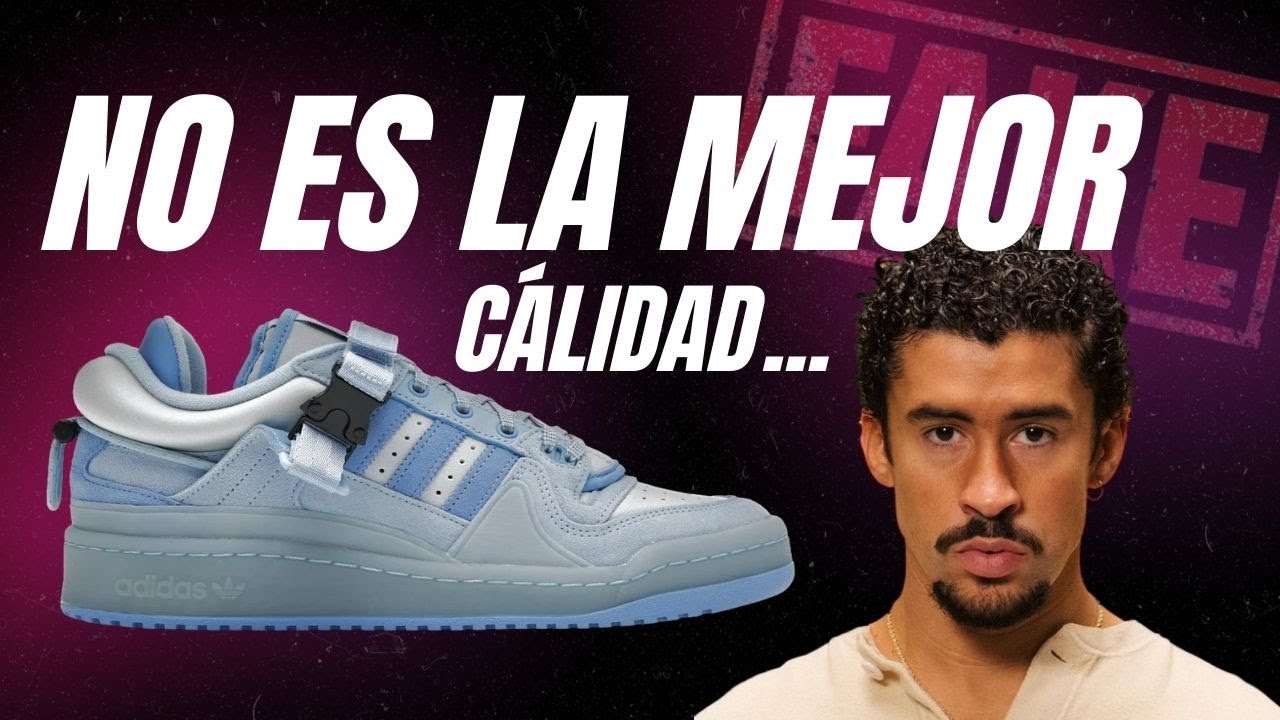 DIFERENCIA ENTRE CALIDAD G5 Y CALIDAD UA ADIDAS FORUM BAD BUNNY "BLUE