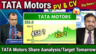TATA Motors share news today,TMCV or TMPV कोनसा खरीदें ,tata motor PV Share Analysis,Target 2026