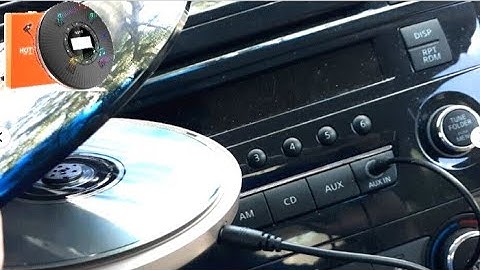 How Play Portable CD Player in Car WITHOUT One Using AUX Input Port FM Radio Transmitter HOTT Review