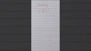 How to Simplify Negative Exponents Fractions? 🤔 | Math Trick #shorts (Best for Search)