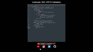 Leetcode 393. UTF-8 Validation in Python | Python Leetcode | Python Coding Tutorial | Python ASMR