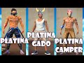 TIPOS DE JOGADORES PLATINA NO FREE FIRE | TENTE NÃO RIR