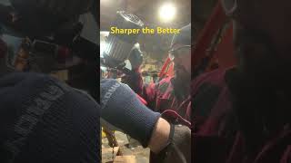 Pre-Cut Ritual #chainsawsharpener #razorsharp