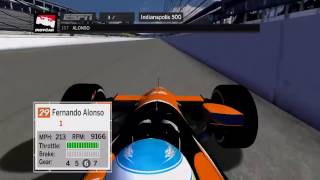 rFactor | Fernando Alonso - Onboard IndyCar 2017