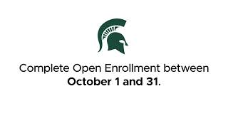 MSU Benefits Open Enrollment Instructions