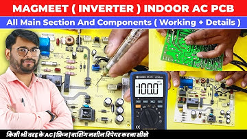 Magmeet AC Indoor PCB Main Components & Connectors | Full AC PCB Repair Training Guide
