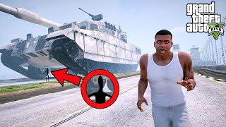 GTA 5'TE UZAYLILARIN YAPTIĞI DEVASA MEGA BÜYÜK TANKI ÇALIYORUZ!