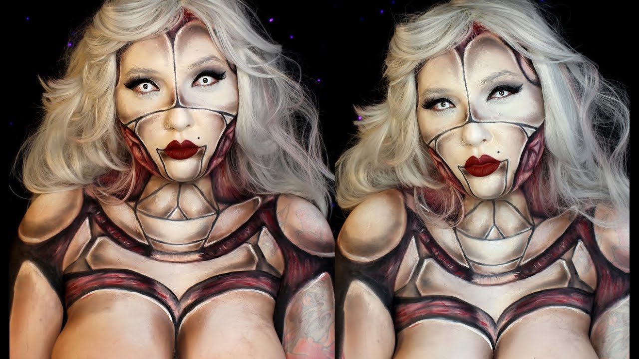 Pinup Anatomical Robot Halloween Makeup Tutorial | Jordan Hanz