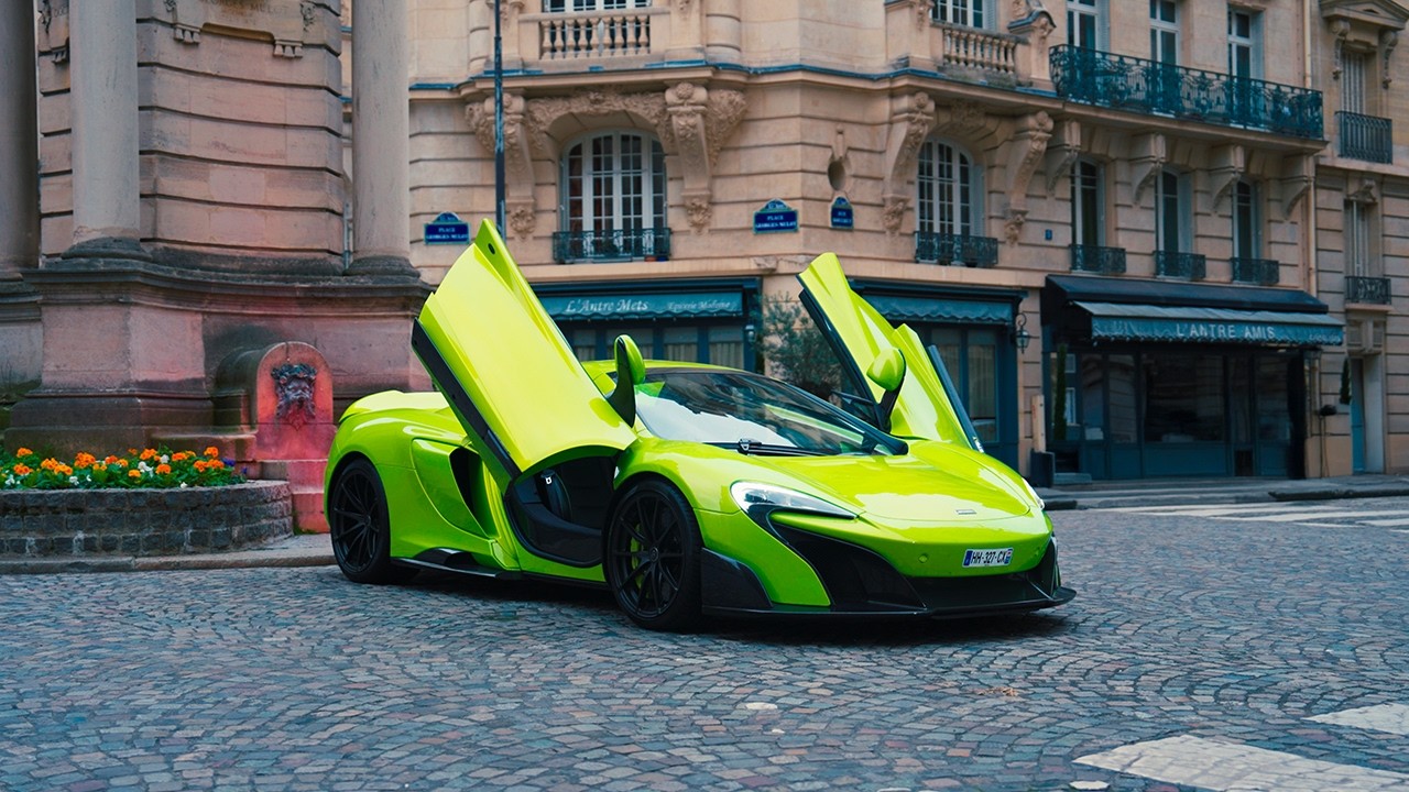 McLaren 675LT Spider в Париже | Кинематографическое видео 4K