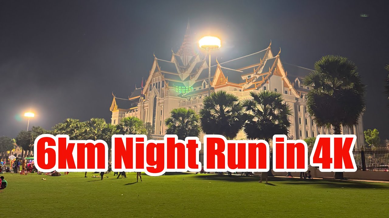 6km Run to Ministry of Land Management, Urban Planning and Construction in 4K Adventure!