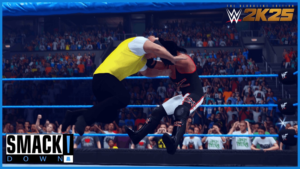 WWE 2K25 / Smackdown / Mean Street Posse и Шейн против Кейна, X-Pac и Hardy Boyz