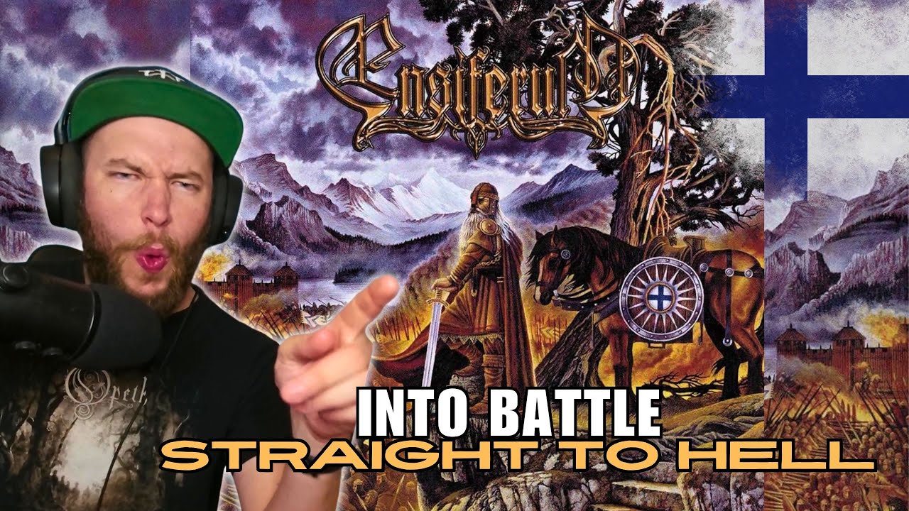 OMG, THE GUITAR ON THIS ONE IS CRAZY! | Ensiferum - Into Battle | Reaction