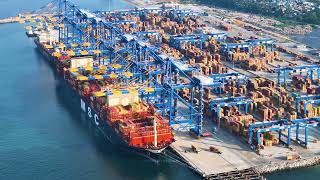 Vizhinjam International Seaport Drone View Indias Deepwater Port In 4K Lagesh Media