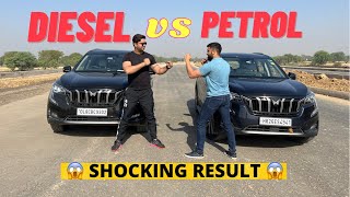 Drag Race: XUV700 PETROL VS XUV700 DIESEL🔥 Most Demanded Race🔥 @luckybaislavlogs9928