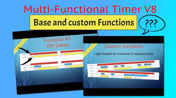 Multi-Function timer V8: Base and custom functions
