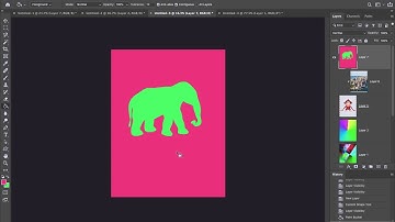 Photoshop Quick Review of Paint Bucket/Fill, Tool, Gradient, Blend Modes, Clipping Layers and Shapes