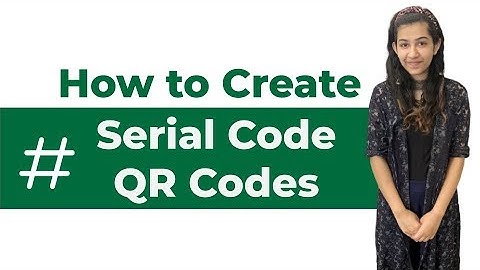 Serial Code QR Code: Create Ready-to-Print 1,00,000 QR Code Labels