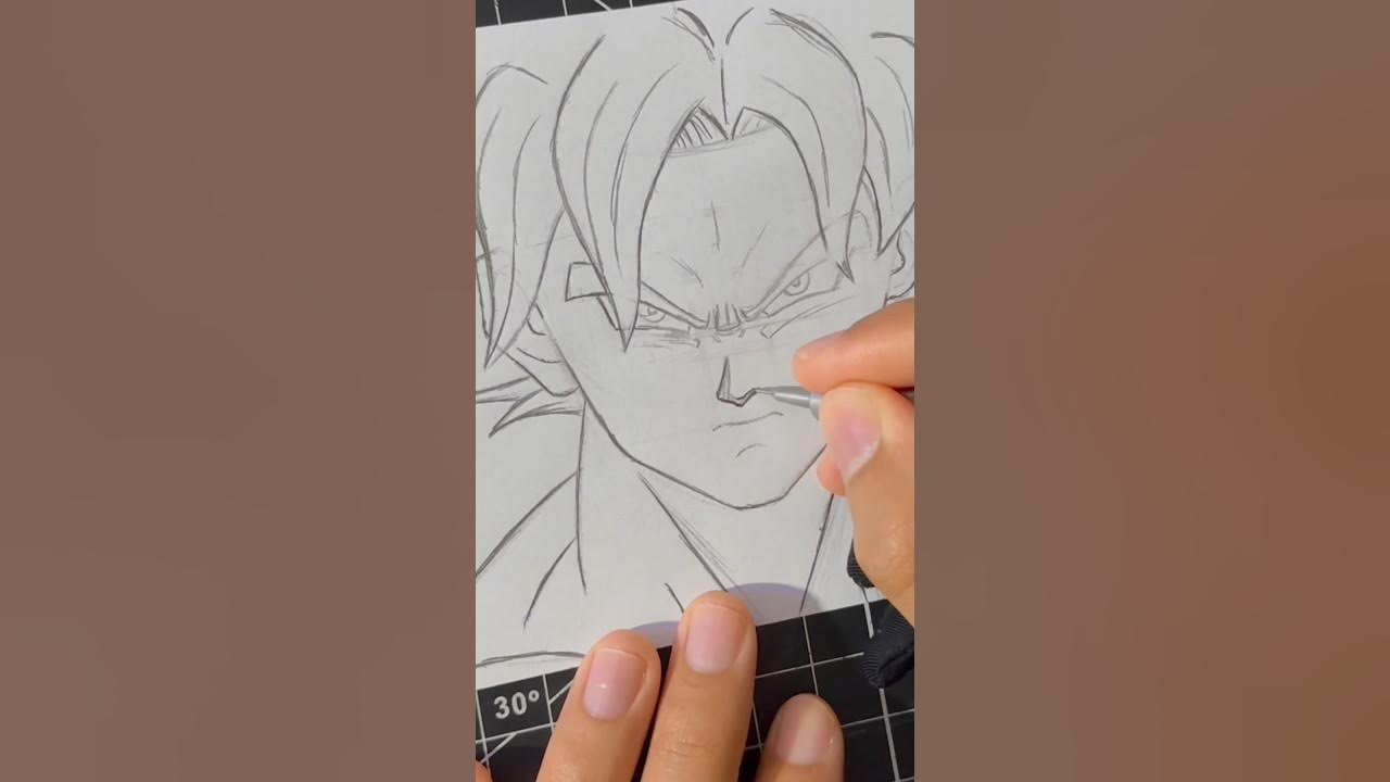 Speed Drawing Goku Ultra Instinct, Speed Drawing Goku Instinto Superior, By Geek Artes