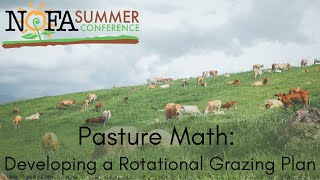 Pasture Math: Developing a Rotational Grazing Plan with Samantha Glaze-Corcoran