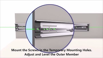 GS 4260 Push to Open Drawer Slide Installation Guide