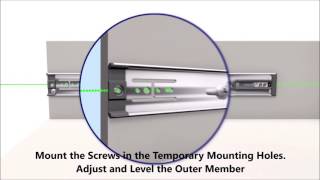 GS 4260 Push to Open Drawer Slide Installation Guide