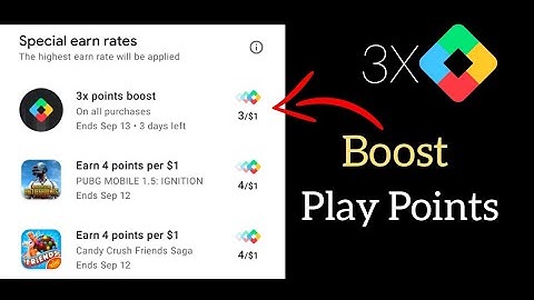 How To Boost Google Play Points | 3x Play Points Boost | USA Account