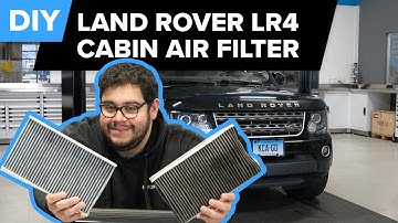 Land Rover LR4 Cabin Air Filter Replacement DIY (2010-2016 Land Rover LR4 HSE  3.0 V6)