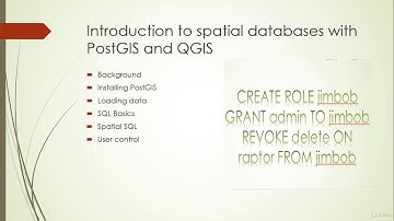 Introduction to Spatial Databases with PostGIS and QGIS 3 - learn QGIS