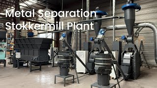 Recovery of fine copper fraction from plastic granules