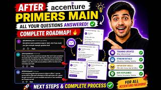 🚀 After Accenture Primers ✅ | Answering Your Questions 💬 Workday Mail, Training, BGV & Next Steps