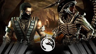 Mortal Kombat X - Revenant Sub-Zero Vs Alien (Very Hard)